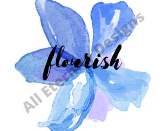 Flourish SVG, PNG, JPG, Pdf, Flourish Digital Image