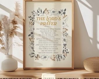 The Lord's Prayer Wall Art (NMB), Forgive Us Our Trespasses