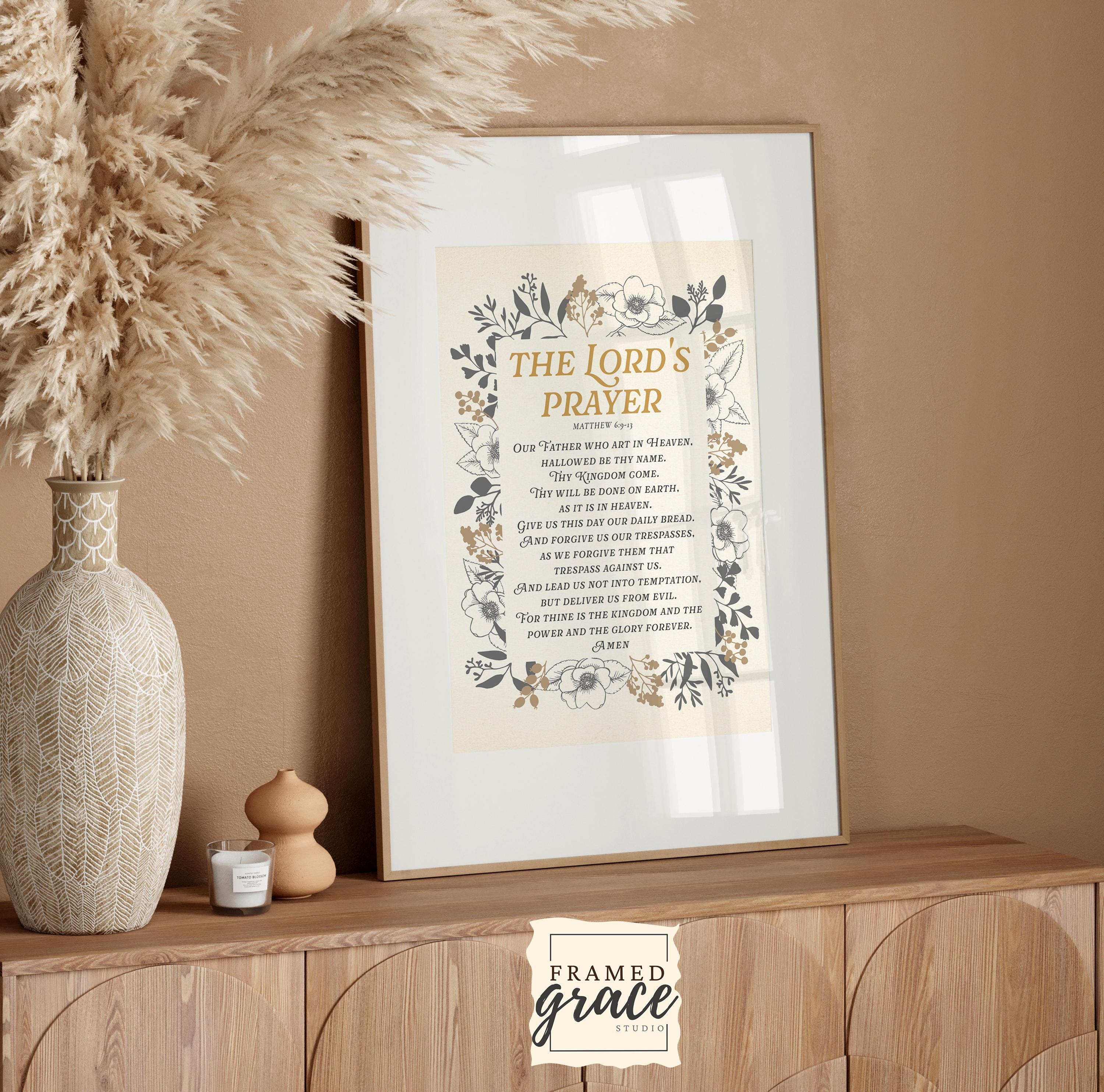 The Lord's Prayer Wall Art (NMB), Forgive Us Our Trespasses