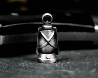 Vintage European Lantern 925Silver Urn Pendant - Classic Memorial Jewelry for Ashes - Timeless Keepsake Necklace