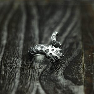 925 sterling silver leopard ring, silver vintage leopard claw ring, cat claw ring, adjustable ring - handmade ring jewelry