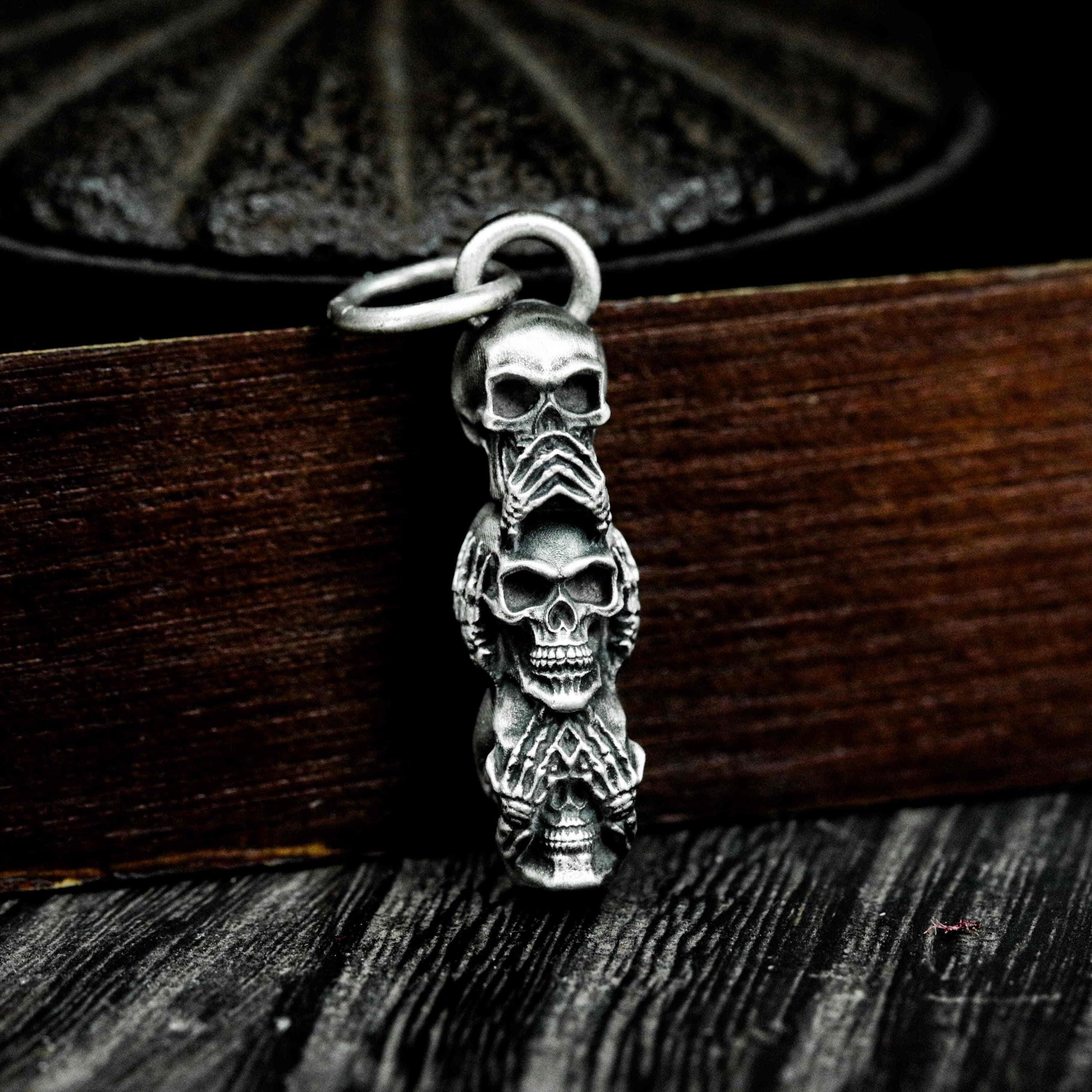 Pendentif Pablo Ash Vs Evil Dead - Argent 925, Artisanal, Neuf Avec étiquettes