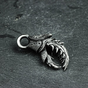 925 Sterling Silver Crab Claw Pendant Necklace, Cancer Constellation Pendant, Crab Claw Pendant, Crab Claw Necklace - Handmade