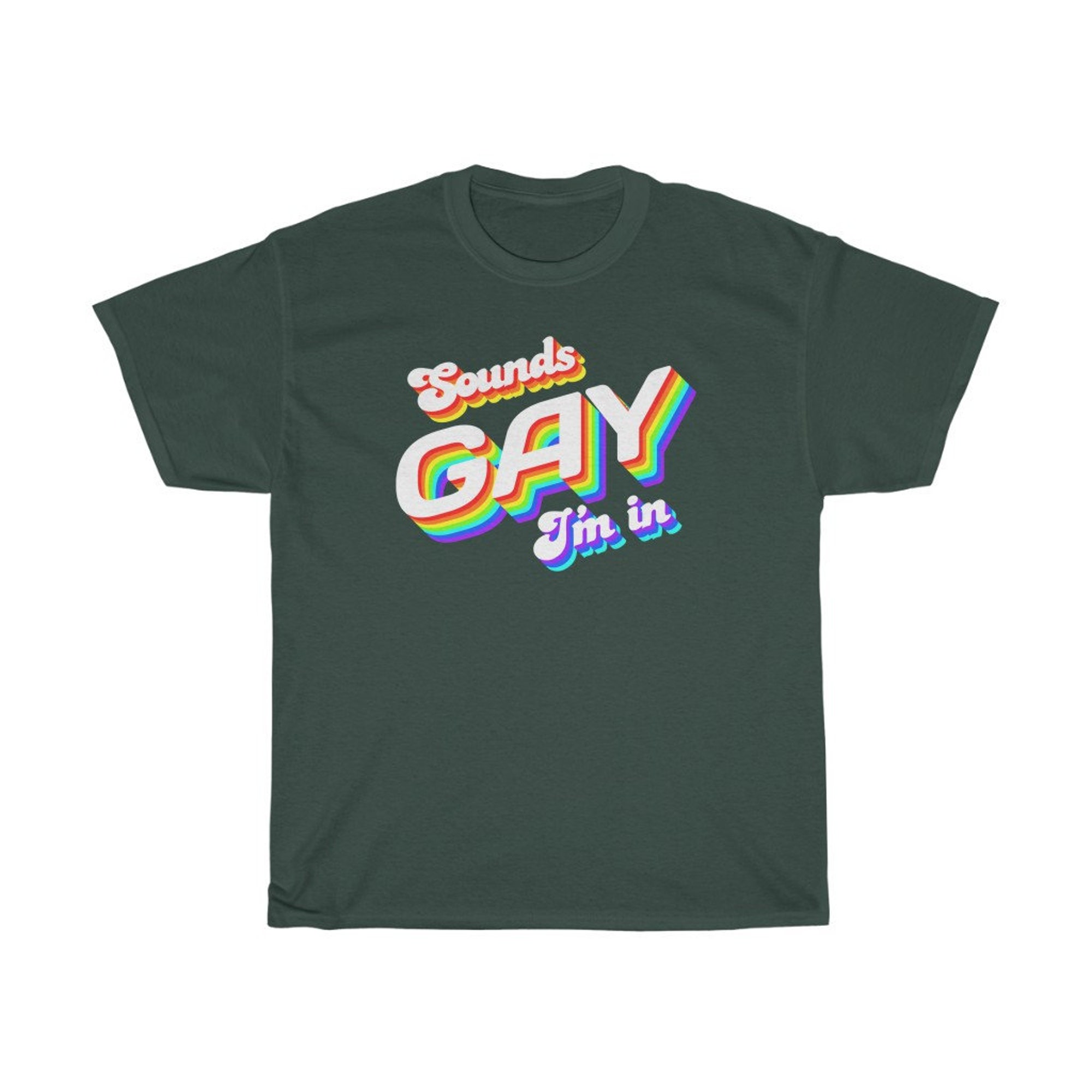 Discover Sounds Gay I'm In Classic T-Shirt , Unisex Heavy Cotton Tee