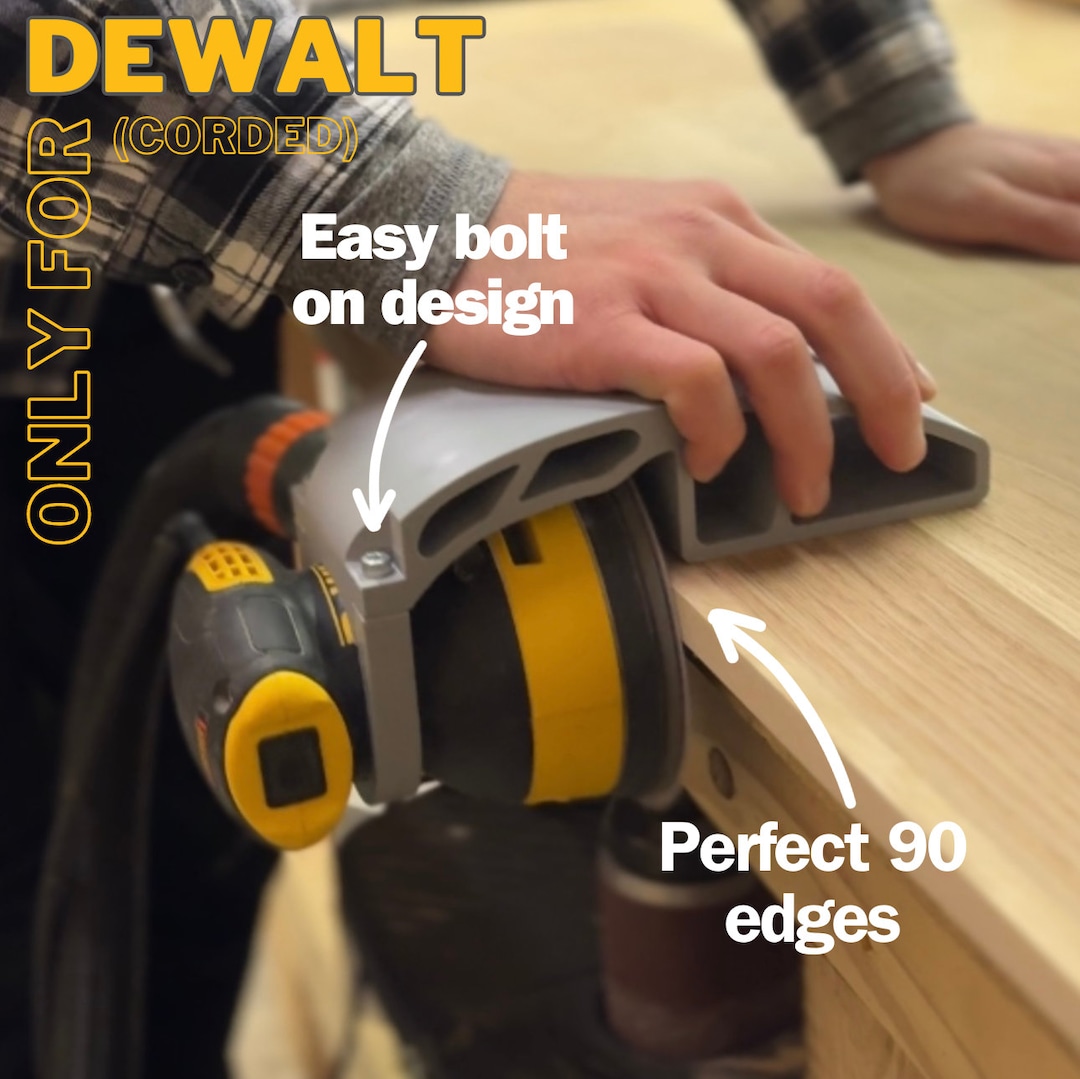 Edge Sanding Guide Xact90 for Dewalt Corded Sander Etsy