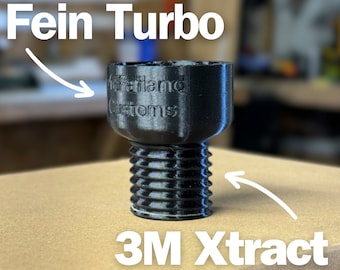 3M Surfprep Uneeda to Fein Vacuum hose adapter