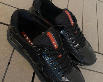 all black prada shoes