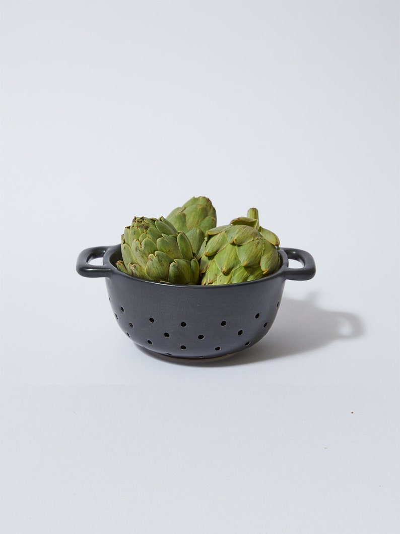 Handmade Ceramic Colander & Strainer, Ceramic Kitchenware, Ceramic Berry Bowl, Fruit bowl, Ceramic Berry basket, FREE Shipping image 8