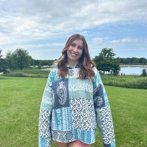 Reworked Summer Quilt Hoodie