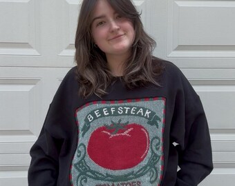 Reworked tomato crewneck