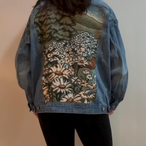 Reworked spring jean Jacket