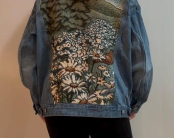 Reworked spring jean Jacket