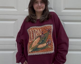 Reworked corn crewneck