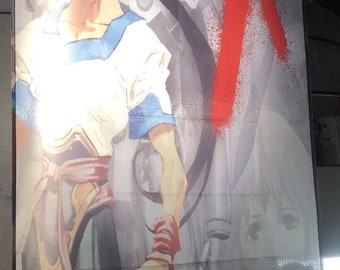 XENOGEARS Sony PlayStation 1 PS1 PSO Boxart 5' Fei Fong Wong Flag Banner Poster