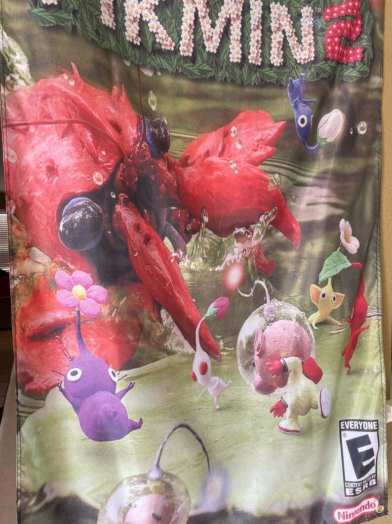 Nintendo Gamecube Pikmin 2 5' Flag Poster Banner 2004 - Etsy Australia