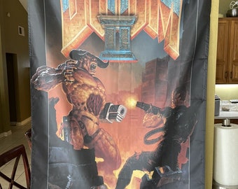 Doom II Hell On Earth 5ft Flag PC 1994 id Software Banner Poster 2