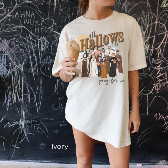 Catholic Saints T-Shirt - Holy Halloween All Hallows Eve Comfort Colors® Tee