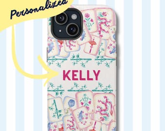 Personalized Mahjong Phone Case - Magnetic Charging Compatible