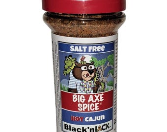Salt-Free Hot Cajun Blackening Spice - Big Axe Spice