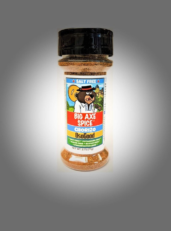 No Salt Osogood™ Chorizo Big Axe Spice® Salt Free Seasonings 