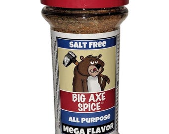 No Salt Mega Flavor™ All Purpose Big Axe Spice® Salt Free Seasonings