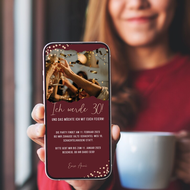 Digital Birthday Invitation Card I Birthday Invitation Templates I