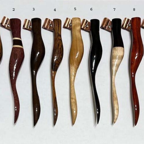 Handmade Wooden Oblique Pen Holder Etsy