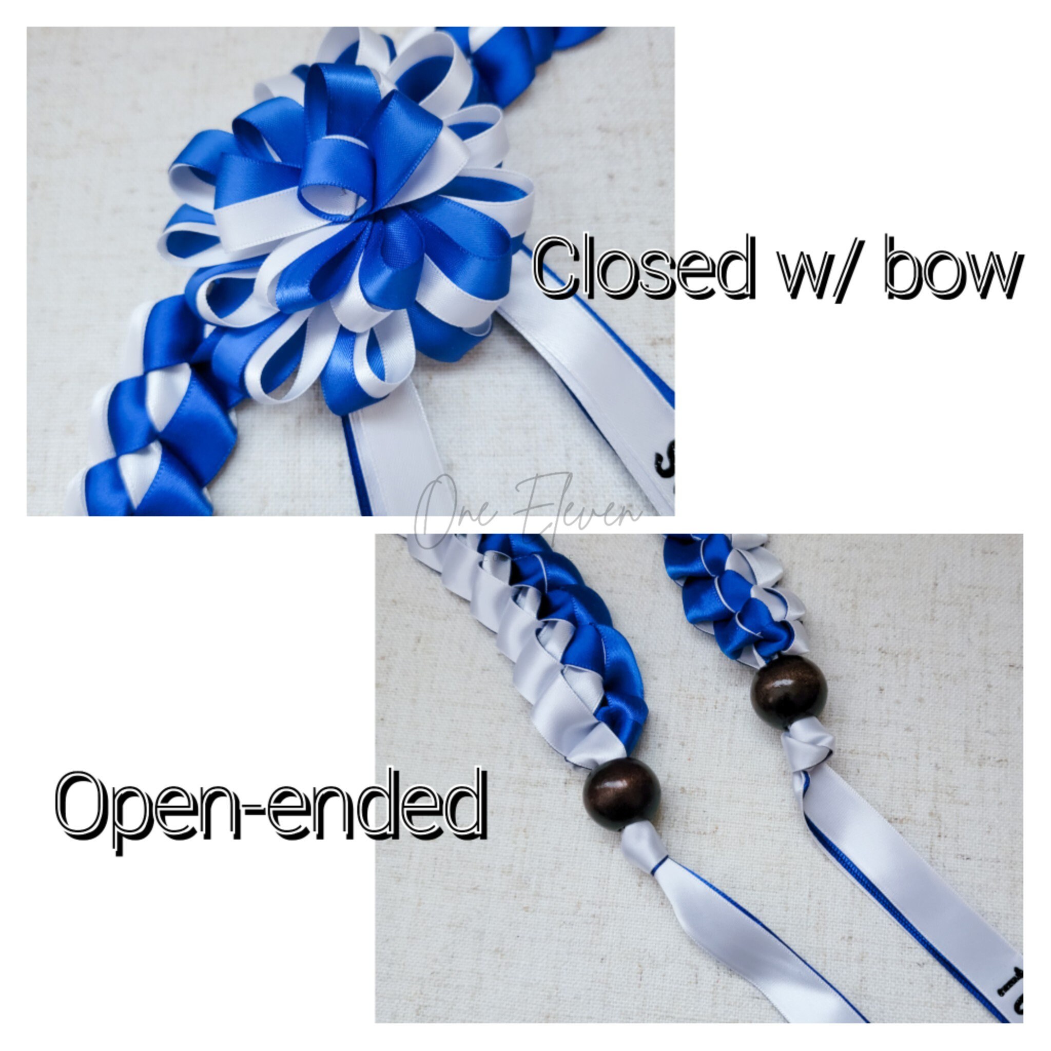 Colorblock Satin Braided Lei Ribbon Lei Floral Lei - Etsy