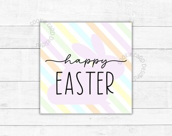 Easter Gift Tags - 2" & 2.5" Printable Easter Gift/Favor Tags - Easter Bunny Gift Tag