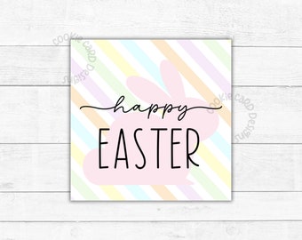 Easter Gift Tags - 2" & 2.5" Printable Easter Gift/Favor Tags - Easter Bunny Gift Tag