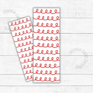 Długie pudełko 3" X 10,5" - Pudełko na ciasteczka Opakowanie do zadrukowania Urodziny, Walentynki, Święta Pasuje do przezroczystych pudełek o długości 10", 8" i 6"