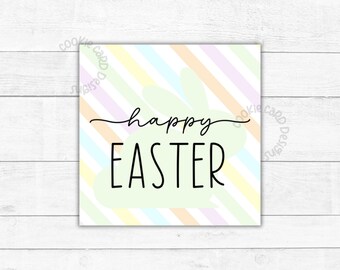 Easter Gift Tags - 2" & 2.5" Printable Easter Gift/Favor Tags - Easter Bunny Gift Tag