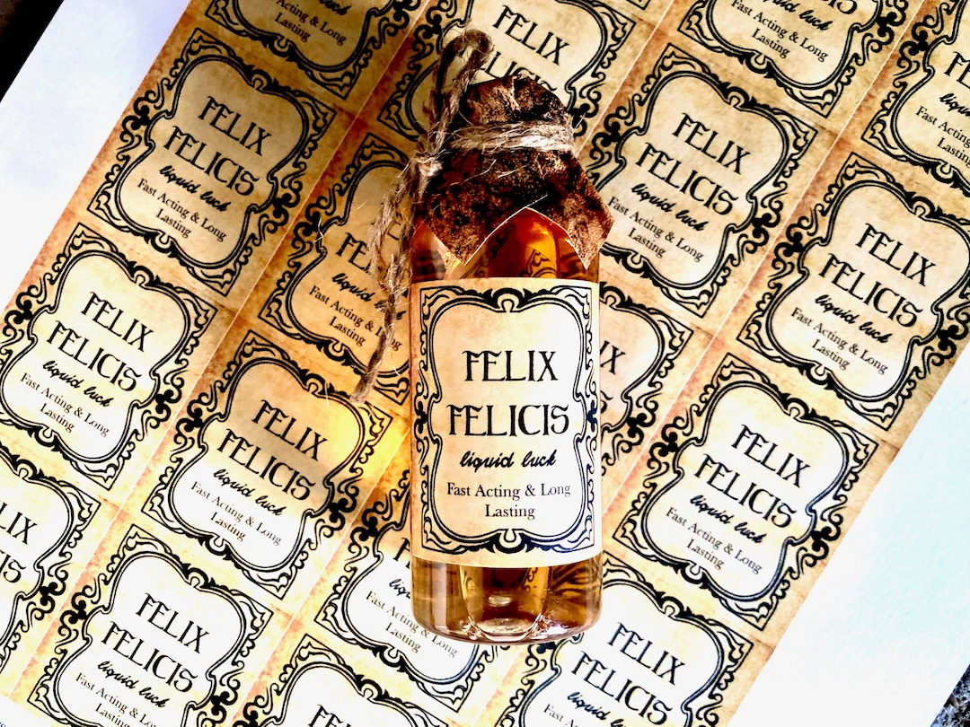 Mini Felix Potion Labels DIY Mini Magic Potion Bottles HP Themed Magic ...