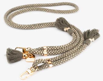 Boho Handykette aus Baumwolle, Wechselband, Boho Kordell, Boho Handyband