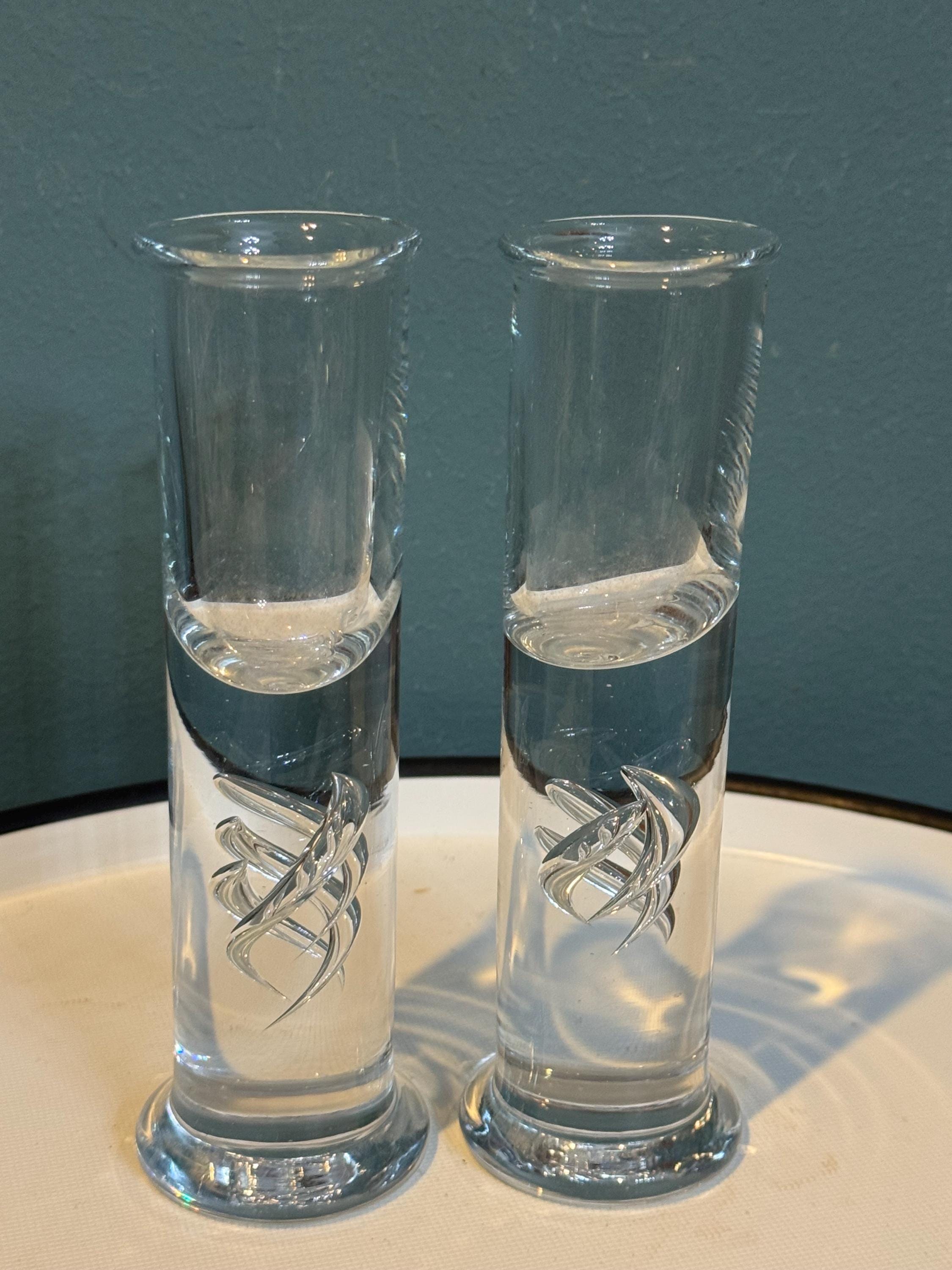 HOLME GAARD High Life デンマーク　ビンテージ　グラス　2本 Set of 2 HOLMEGAARD High Life Cordial Aperitif Double Shot Glasses