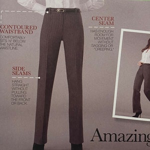 Simplicity 2860 Misses&#39; Amazing Fit Pants Pattern Has Slim, Average, and Curvy Fit, Sizes 8-16, UNCUT