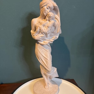Quiet Moment Mother & Child Sculpture by Alexsander Danel for Austin Productions