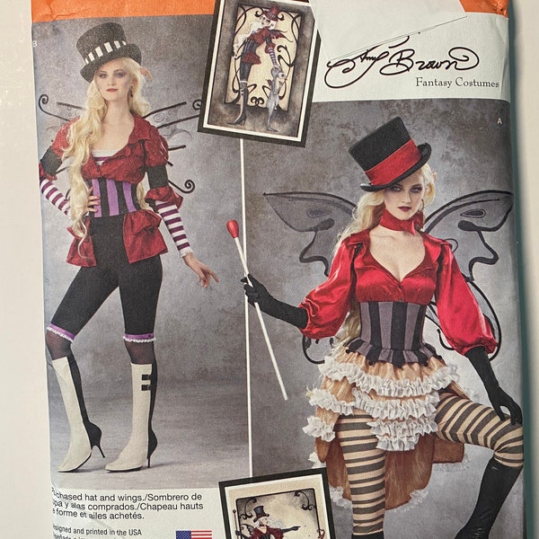 Simplicity 1301 Sewing Pattern Steam Punk Cosplay Adult sizes 14-22 Fantasy Costume, Uncut