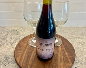 Handmade Black Walnut Lazy Susan: 12" Functional Art Centerpiece Made To Order