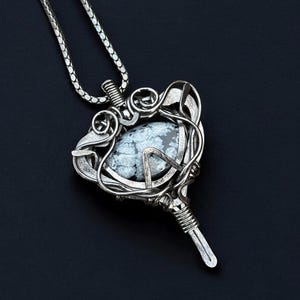 Snowflake  jasper pendent/Jewelry best gift Fir her well finished pendent Black coated pendant Copper pendant Modern copper pendant