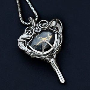 Turquoise  pendent/Jewelry best gift pendent Minimalist jewelry gift for woman Handmade copper necklace with black finish