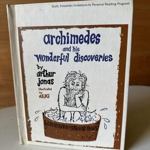 Archimedes and his Wonderful Discovers RARE vtg Book