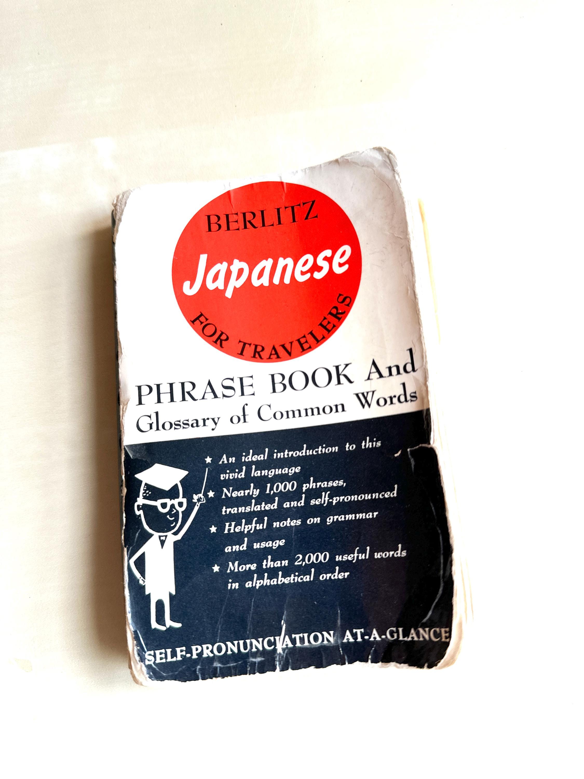 Berlitz for Travelers Japansese Vintage Translation Book - Etsy