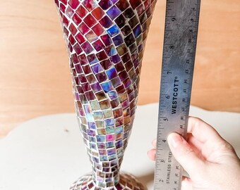 Vtg 90's Z Gallerie Mosaic Vase - Etsy