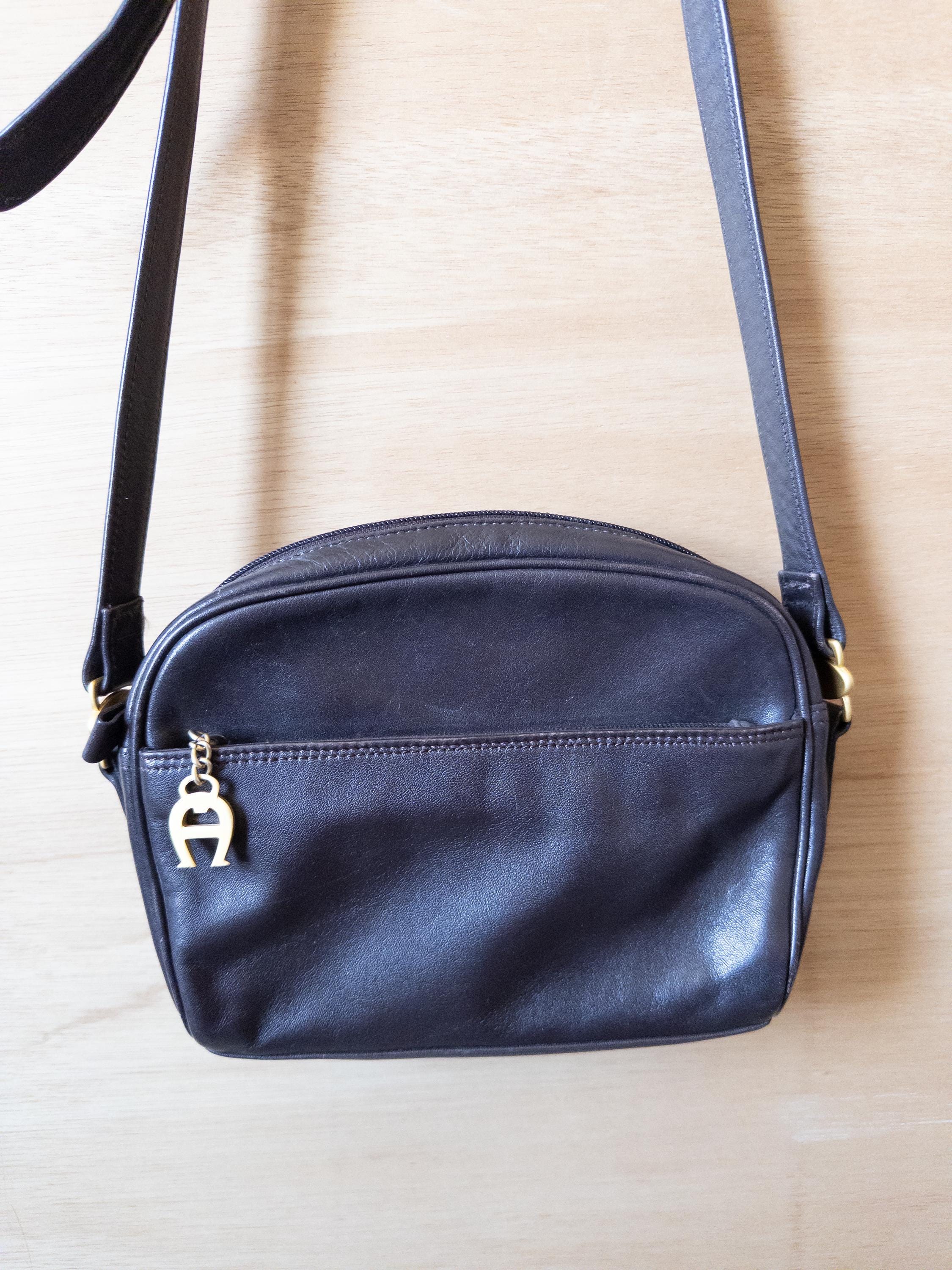 Vtg Etienne Aigner Bag with Logo Zipper pull