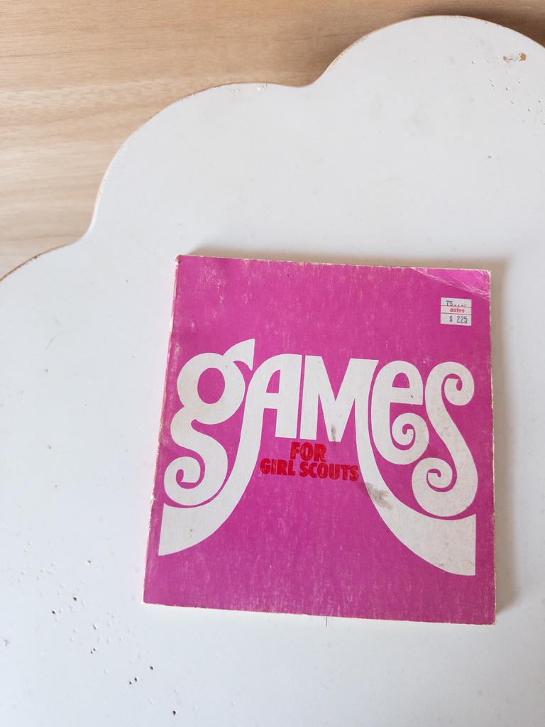 Games for Girl Scouts Vintage Book