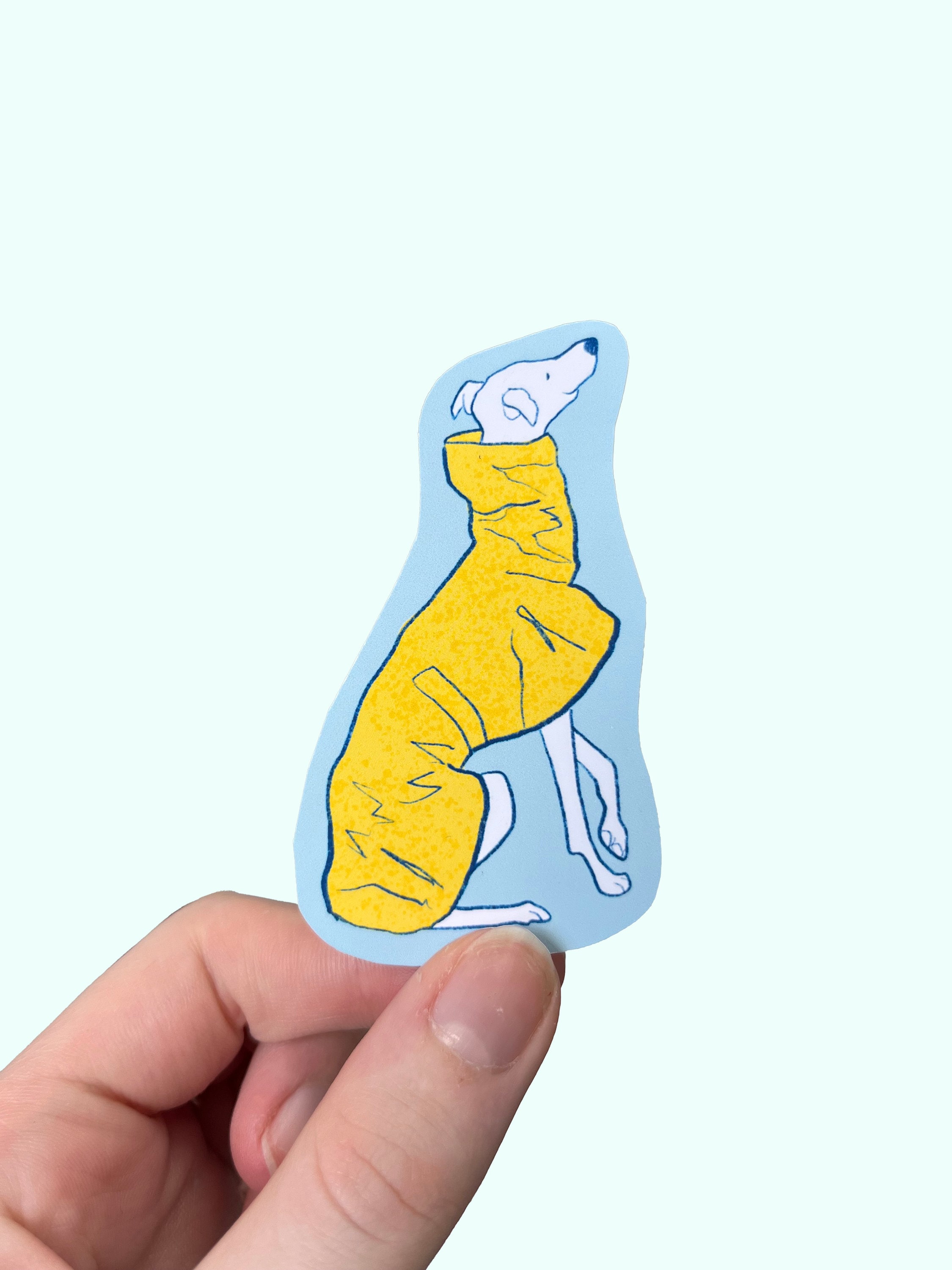 Cute Dog Sticker | Greyhound Sticker | Whippet Sticker | Iggy Sticker ...