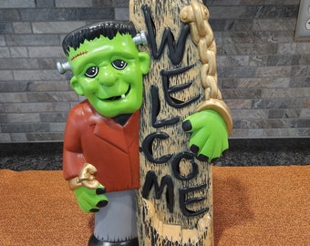 Frankenstein Welcome Sign