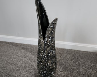 Cosmic Black Swordfish Vase