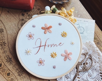 Personalized Embroidery Hoop Art – Custom Name Wall Art for Home Decor